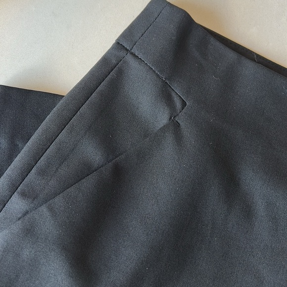 Theory Wool Blend black mini pencil skirt office with pockets stretchy size 00 - Picture 12 of 14